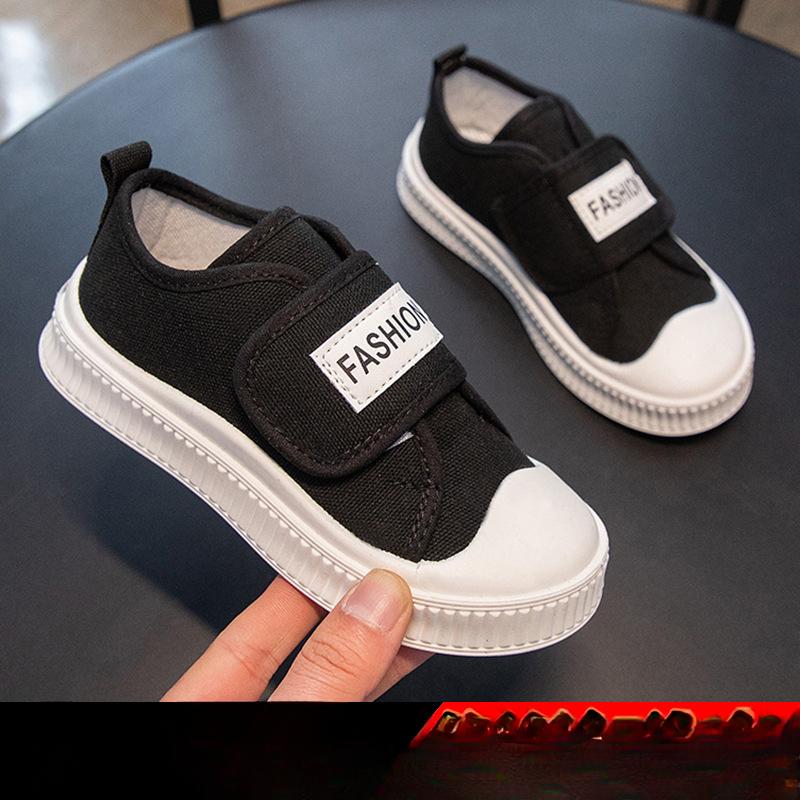 New Children's Comfortable Wear-resistant Non-slip Casual Canvas Low-top Sneakers
