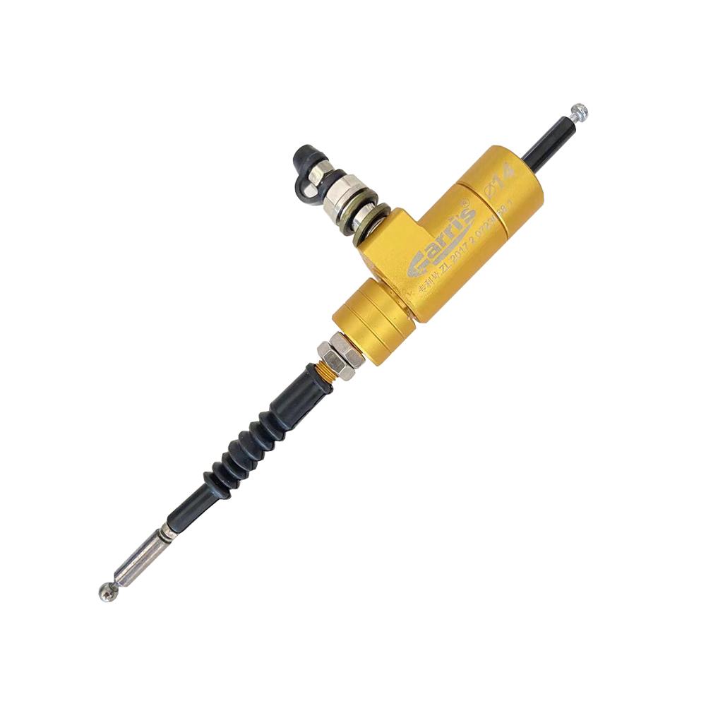 Универсальный поршень 14 x 15 мм Система штока главного цилиндра гидравлического ручного сцепления мотоцикла Насос эффективной передачи производительности золотой