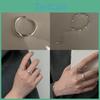 Fashionable Adjustable 925 Silver Ring For Women With Modern Geometric Design And Cool Elements