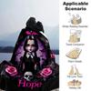 Customiz Name Personality Wednesday Addams Blanket Soft &Warm Sofa Office Bed Travel Lunch Break Blanket, Gift Suitable All Seasons