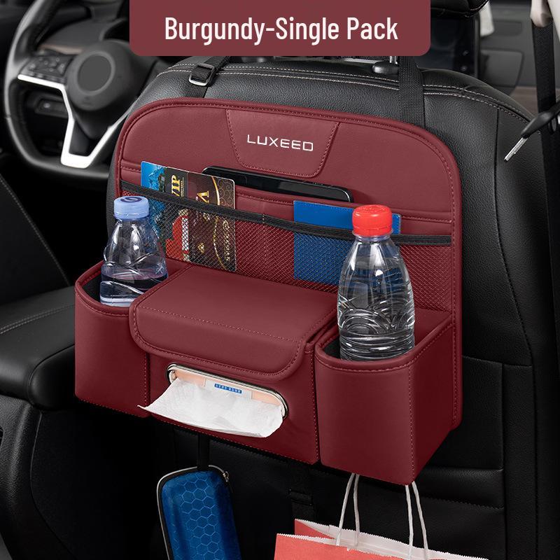 Chery R7/S7 Car Seat Organizer with Cup Holder, Rear Seat Multi-Functional Storage Bag, Interior Accessory
