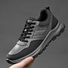 Fashion Leisure Walk Leather Sneakers Comfortable Casual Shoes Comfy Men's Trainers Lace Up Treking Footwear Outdoor Male Sports Shoes