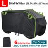 Black Thicken 210D  M L XL XXL XXXL  Quad Bike ATV Cover Universal  Waterproof Motorcycle Vehicle Scooter Kart Motorbike Covers