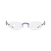 Gentle Monster Gala 02 Silver Clear Unisex Eyewear