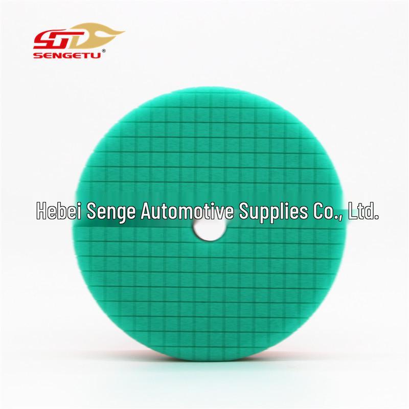 5-inch Beveled Square Self-Adhesive Car Polishing Pad for Surface Scratch Repair