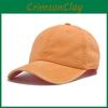 Worn Cotton Mens Look Water Washed Cotton Embroidered Baseball Cap Protect Sun
