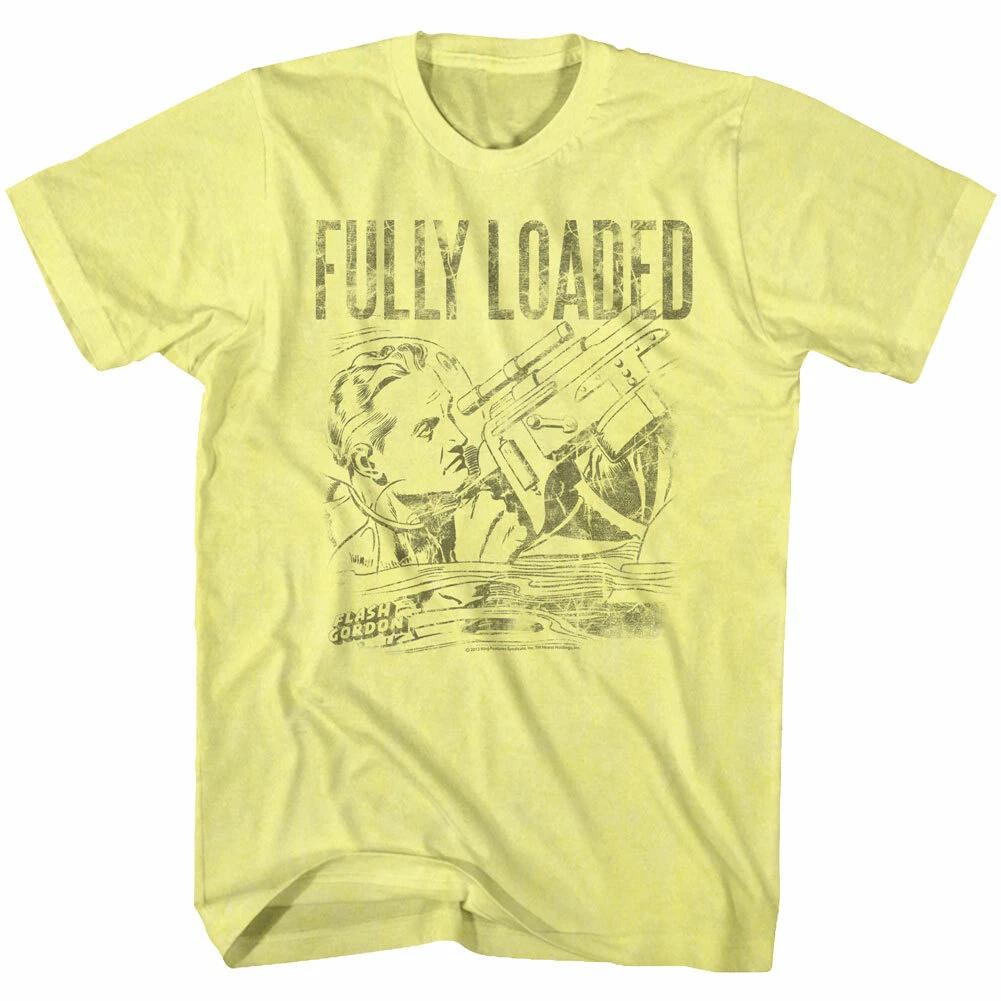 Flash Gordon Classic 80 s Movie Flash Fully Loaded Men s T Shirt 2XL