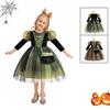 Children's Halloween Bowknot Mesh Princess Dress for First Birthday