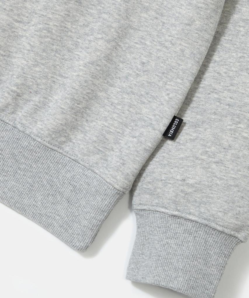 COLUMBIA UNIVERSITY 1754 Arch Boucle Fleece Crew Neck_Gray