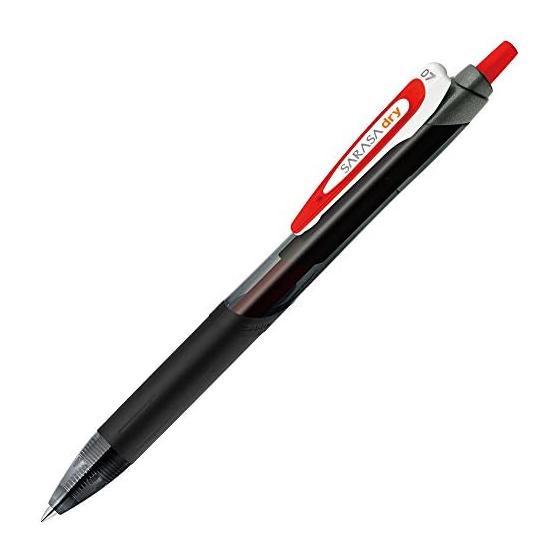 Zebra gel ballpoint pen Sarasa Dry 0.7 red 10 pieces B-JJB31-R