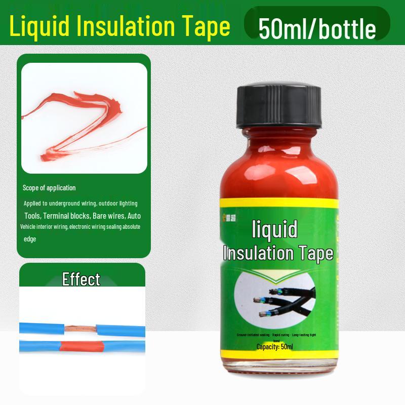 Waterproof Flame Retardant Liquid Insulation Tape – Moisture-Proof, Temperature Resistant Electrician Sealant for Automotive Circuit Boards