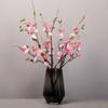 Seidenmaterial Seidenblütenzweige DIY Künstliche Blume Künstliche Pfirsichblüte Außenbereich Garten