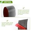 HOPESPANNER Universal 13ft x 2.76inch Car Side Skirt Protector Adjustable Side Edge Guard PVC 1PC Carbon Fiber Pattern Black