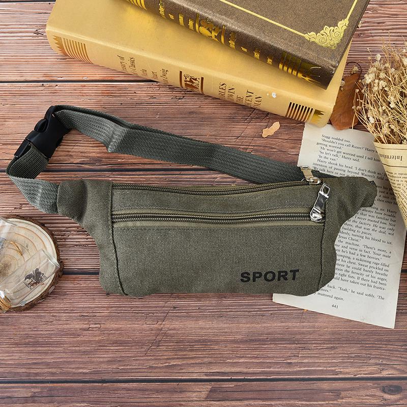 1 stk X lerret og løpepakke med stor kapasitet Camping Sport Vandring Zip Bag