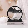 3D Flowing Sand Art Hourglass: Elegant Living Room & Office Decor, Perfect Small Gift