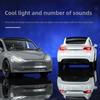 Y Model Tesla Miniature Vehicle Model With Sound And Light For Car Enthusiasts