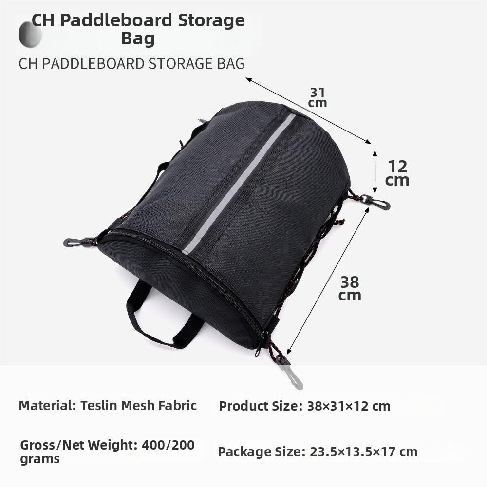 Portable Mesh Deck Bag Oxford Paddle Board Storage Bag Surfboard Bag for Inflatable SUP Seat Kayak