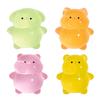 10-100 Stück Mini Leuchtende flach liegende Hunde Kätzchen Cartoon Panda Tier Harz Bär Ornament Mikrolandschaft Dekoration DIY Schreibtisch Dekoration