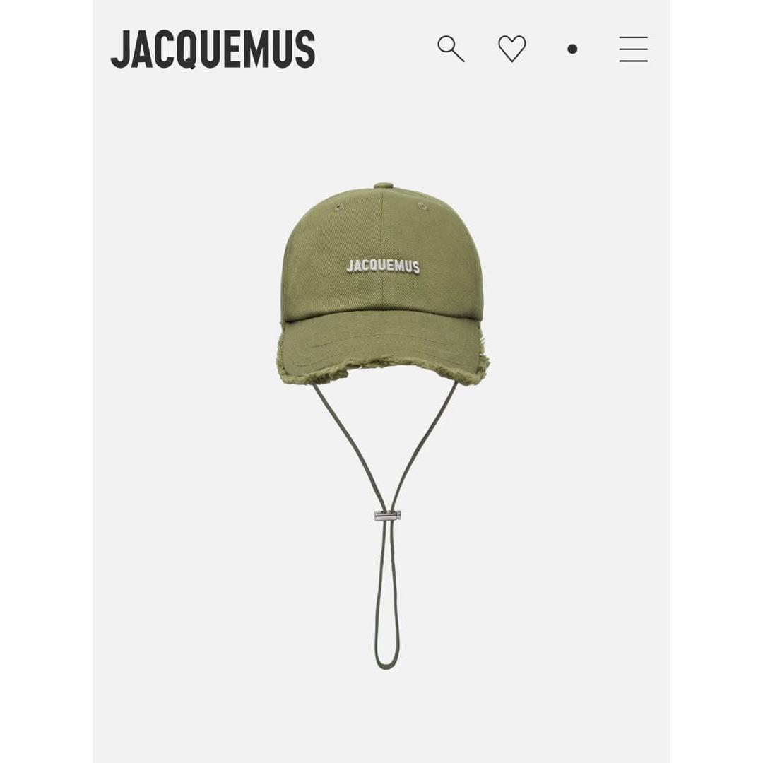 Used Jacquemus Artichaut Cap Olive Size 56