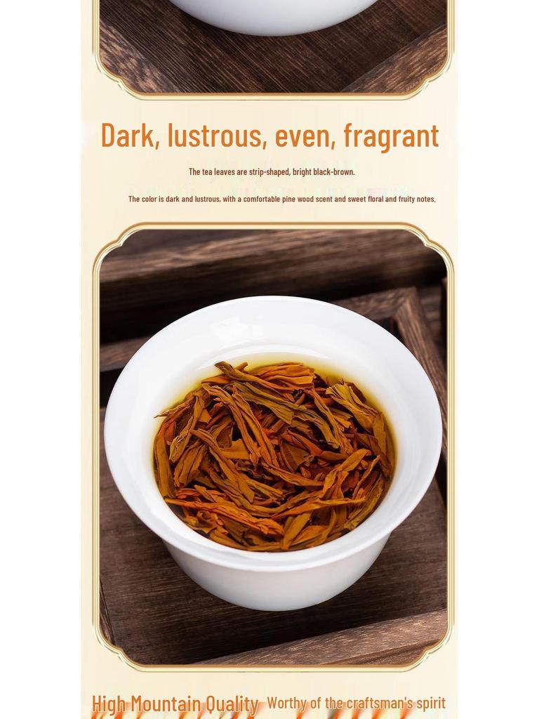 Premium Four Famous Teas Gift Box (500g) - Jin Jun Mei, Xiao Zhong Black Tea, Oolong Tea, Da Hong Pao, Tie Guan Yin