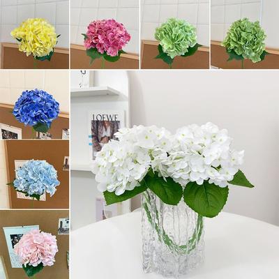 Multicolor Artificial Hydrangea Flower DIY Floral Arrangement Simulation Flower  Party Supplies