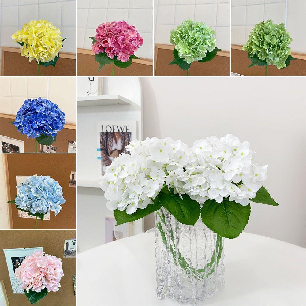DIY Artificial Hydrangea Flower Multicolor Lifelike Plants NEW Simulation Flower  Wedding Favor
