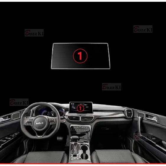 For KIA KX5 Navigation Dashboard Screen Automotive Interior TPU Protective Film Cover Anti-Scratch Sticker GPS