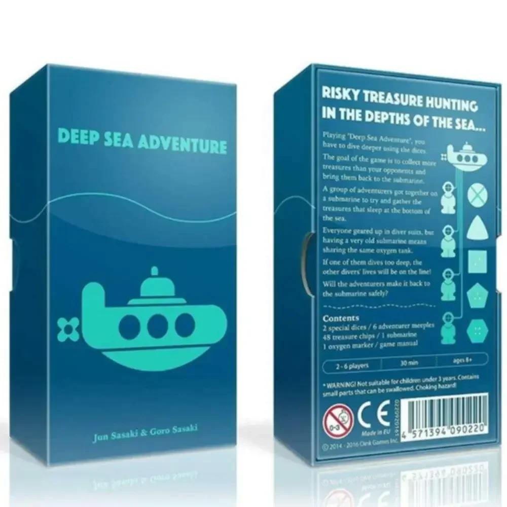 Deep Sea Adventure and SCOUT / dokojong Board Game 2-6 Players Family Party Best Gift for Children Funny English Game