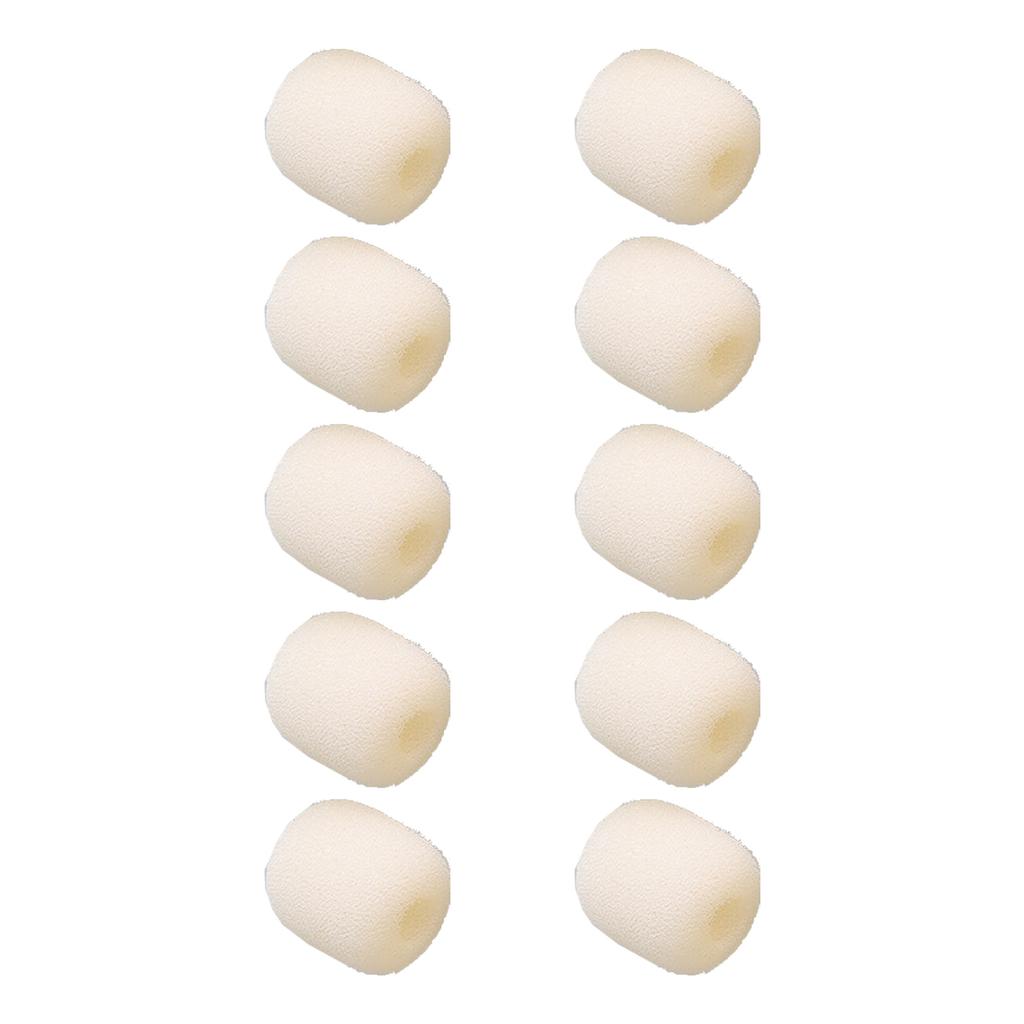10 Peças Para-brisa para Microfone de Lapela Cobertura de Espuma para Microfone de Headset Para-brisa para Microfone Lavalier para Microfone K9