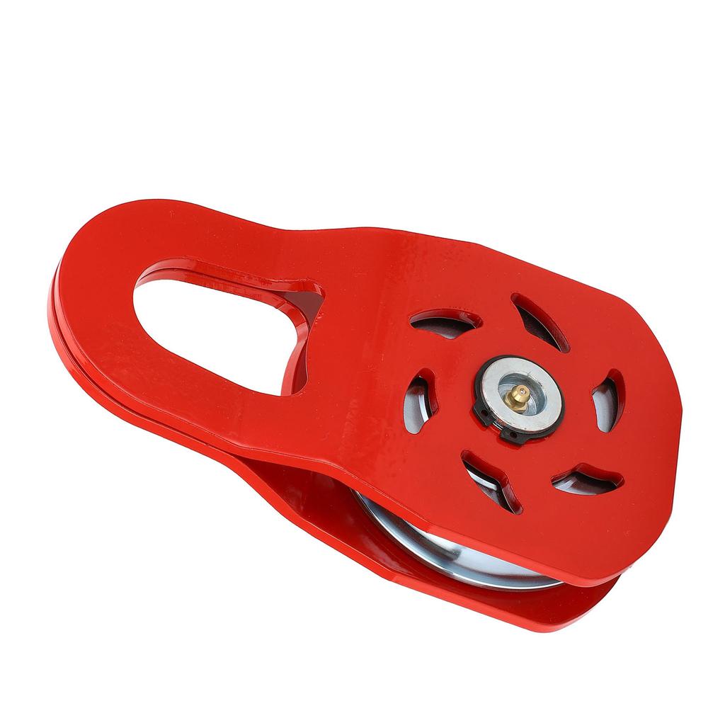 Winch Recovery Snatch Block 10 Ton Heavy Duty Off Road Winch Recovery Snatch Block Pulley for ATV UTV SUV Pickup Red