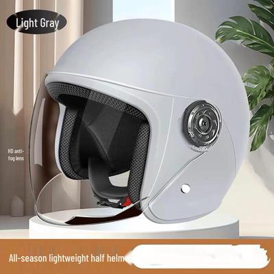 Li Shi Unisex Motorcycle & E-bike Half Helmet