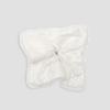 ROLAROLA SQUARE LACE SCRUNCHIE WHITE