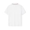 Fila F.C. Fashion Classic Simple Retro Casual Comfortable Versatile Knitted Short Sleeve Polo Shirt Men Tops White F11M621102FWT