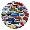 10/30/60pcs  Retrofit Racing Car Graffiti Stickers Waterproof Decals DIY Luggage Scrapbook Suitcase Cool Cartoon Sticker Pack