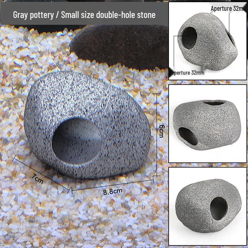 Ceramic Fish Tank Decoration: Shrimp Hiding, Cichlid Breeding, Spawning Nest.