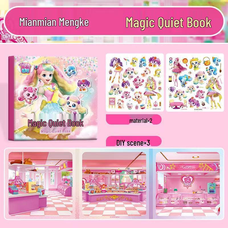 Wundervolles Prinzessinnen-Stillebuch: Lernaufkleber und Malspielzeug für Mädchen