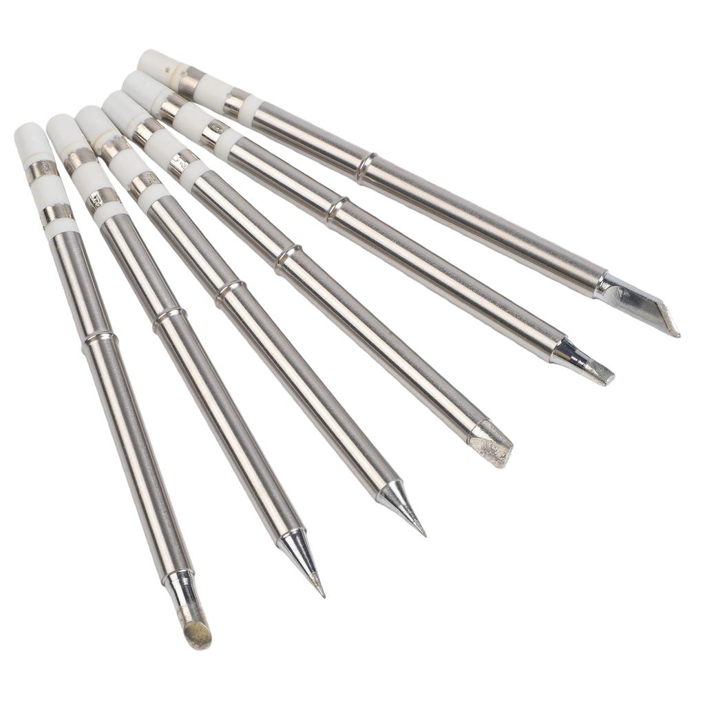 Portable Iron Parts Soldering Tips Set For DIY Soldering Efficient Soldering Accessories Set Replacement Parts