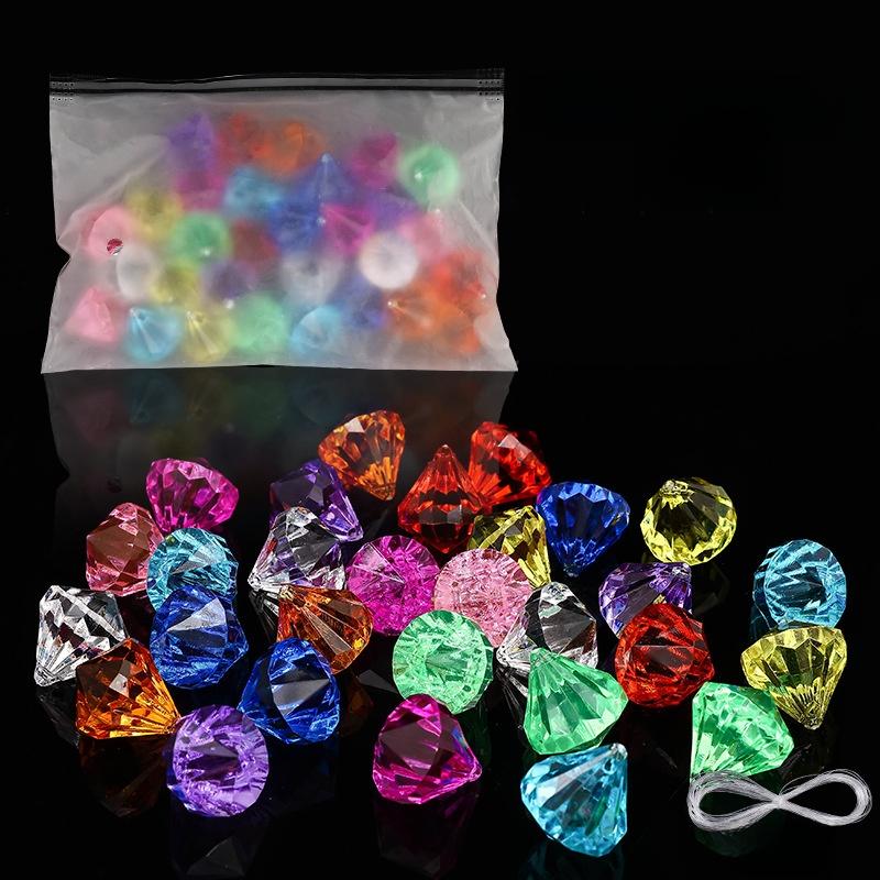 

Детские Драгоценные Камни Имитация Акрилового Материала Ребенок Сделай Сам Украшение Праздничный Подарок