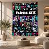 Dekoratif Duvar Halısı, Roblox Baskılı Duvar Sanatı, Yatak Odası Arka Planı İçin Hafif Duvar Askısı