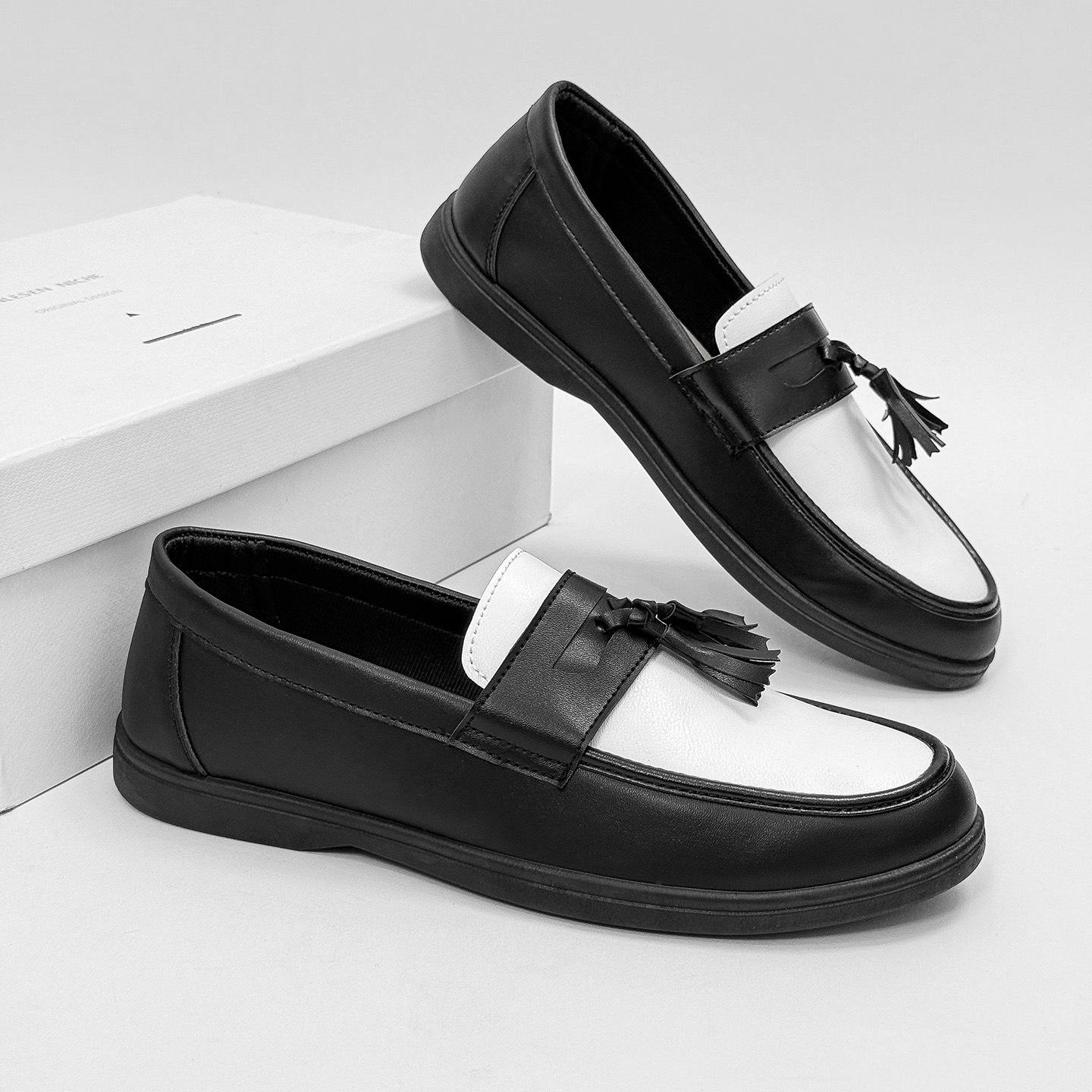 

Men s shoes loafers Doudou men s shoes large size 2025 new men s lazy shoes daily casual shoes solid color 39