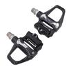 Road Bike Pedals Nylon Fiber Body CR MO Steel Axle Self Locking Clipless Pedals with Cleats for Bicycle Cycling