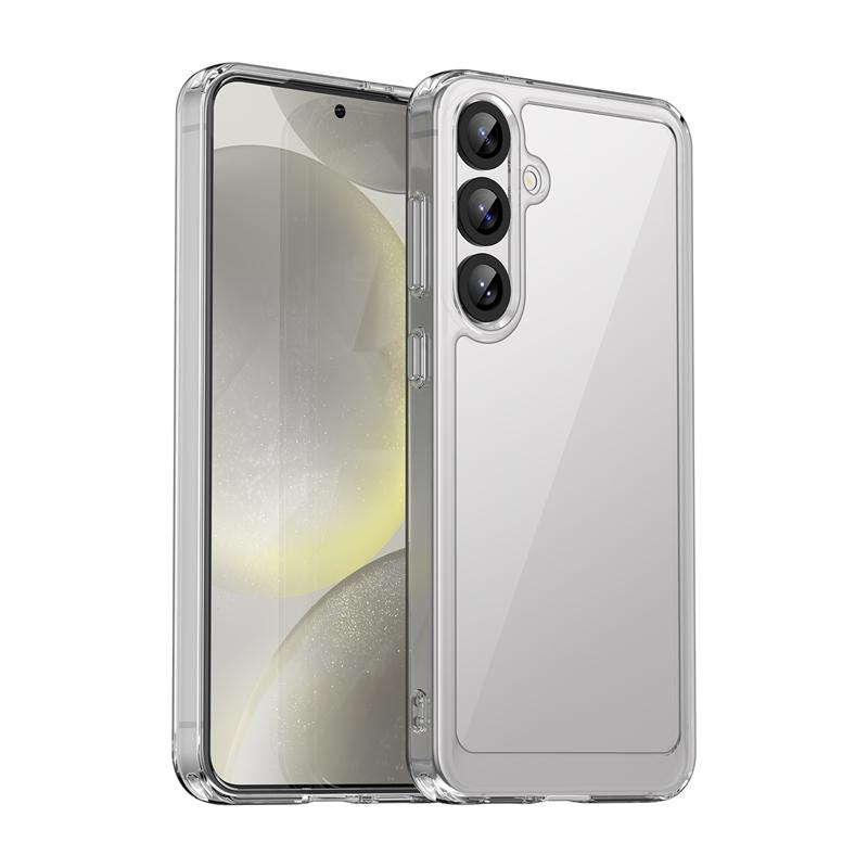 For Samsung Galaxy S25 Case Luxury Silicone Bumper TPU Transparent Cover Samsung S25 Plus Shockproof Protector Case S25 Cover