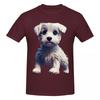Unisex Westie Pet Dog Cute T Shirt Vintage Oversized Cotton Crewneck Sleeve Shirt Unisex