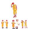 Festive Elf Costume For Children Top-quality Pvc Fabric Eye-catching Yellow Color Available In Multiple Sizes Perfect For Family Cosplay