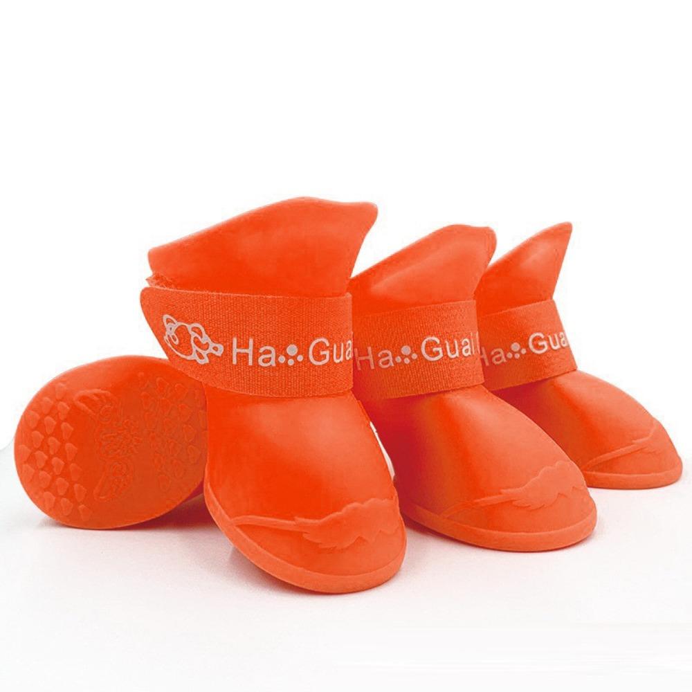 Waterproof Foot Cover For Small Medium Large Dogs Dog Rain Shoe Pet Shoe Rubber Boot Pet Supplies