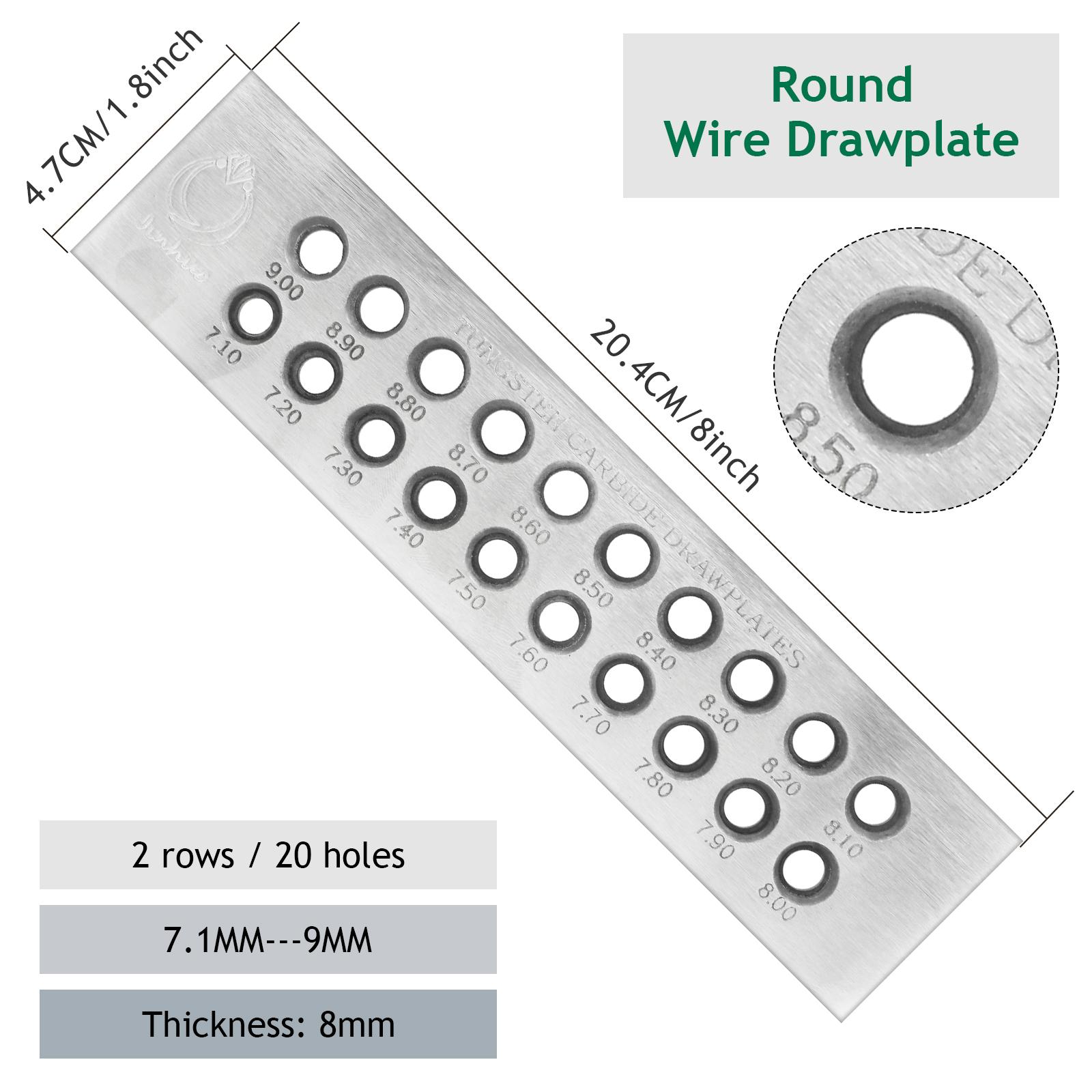 

Проволока из карбида вольфрама, квадратная/полукруглая форма, 0,26-9,0 мм, 20/50 отверстий, пластина из нержавеющей стали для изготовления ювелирных изделий