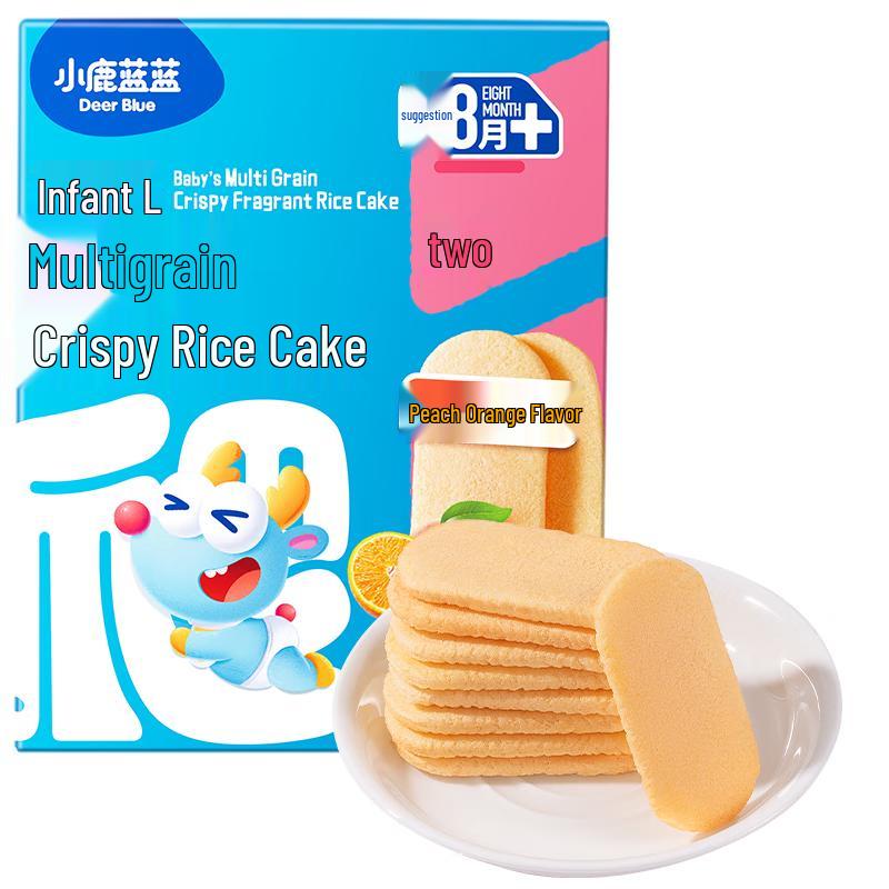 Xiaolu Lanlan Baby Rice Crackers