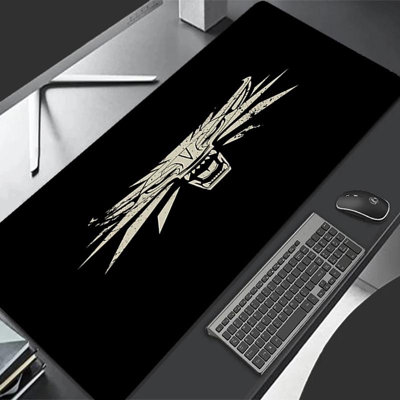 The W-Witcher 3 Wild Hunt GAME Theme Premium Non-slip Mouse Pad with Stitched Edges,Durable Rubber Material,for Desktop & Gaming Great Gifts