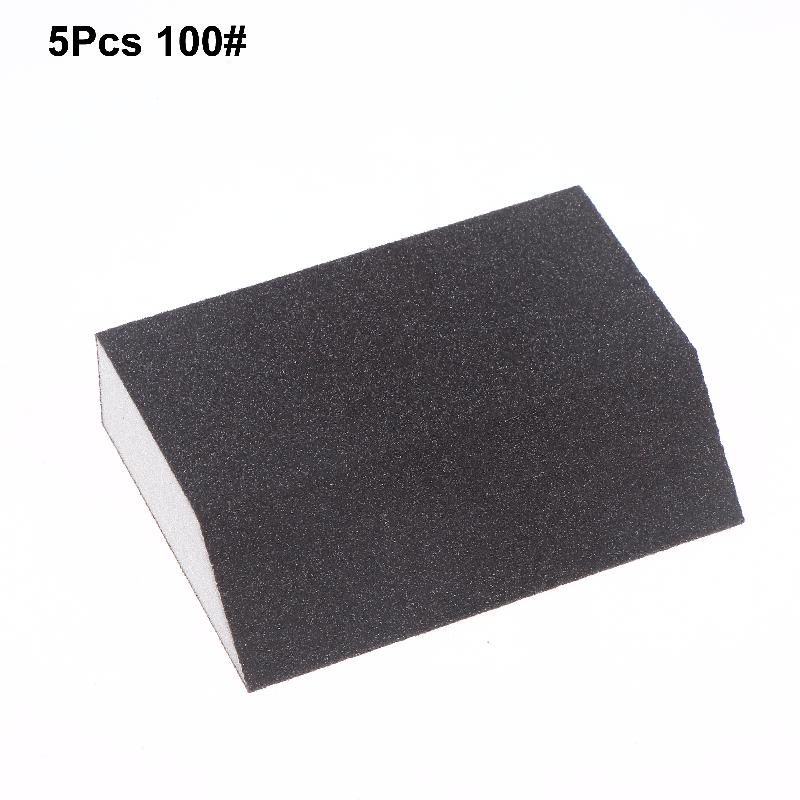 5/7 Piece Single Sandpaper Sponge Set - 60/80/100/120/180/220/240 Grit Sanding Block Combination, Washable And Reusable