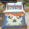 3D Printing Cartoon Lovely Hamtaro Bedding Set Duvet Cover Pillow Set Birthday Gift Boys Quilt Cover Bedding Home Textiles